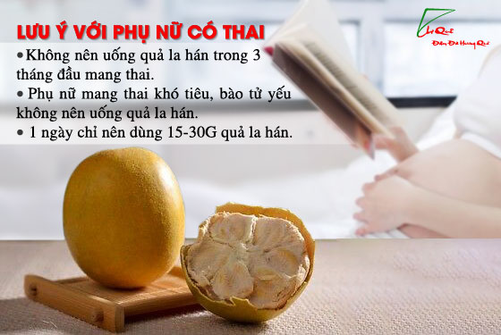 BÀ BẦU CÓ NÊN UỐNG QUẢ LA HÁN KHÔNG?